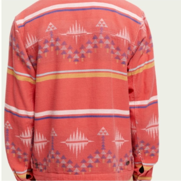 Scotch & Soda Ikat Jacquard Overshirt in Size XL - Picture 2 of 4